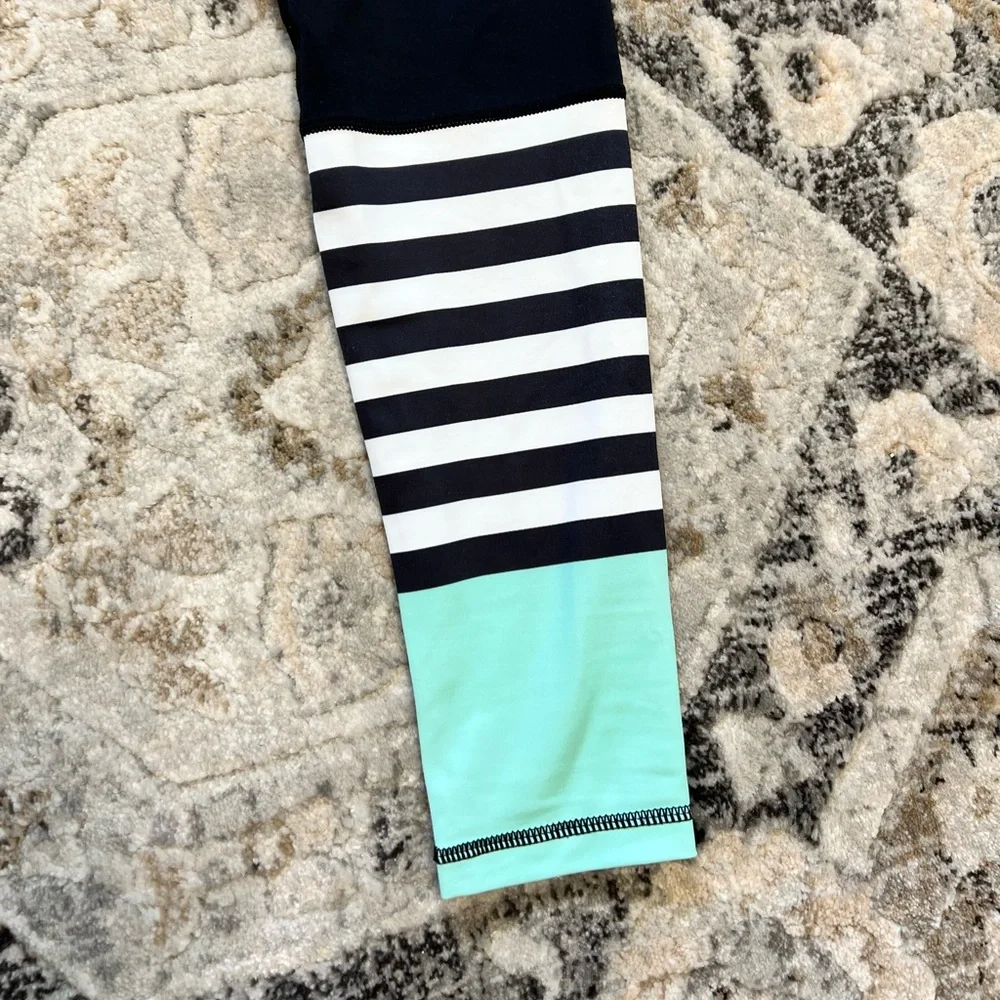 EUC Zyia turquoise bumblebee LNT Leggings - Picture 3 of 6